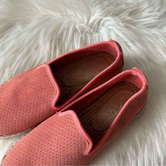 New Seavees Ocean Park Espadrilles Coral Suede Loafers Flats Shoes Sz 6.5 - Picture 7 of 12